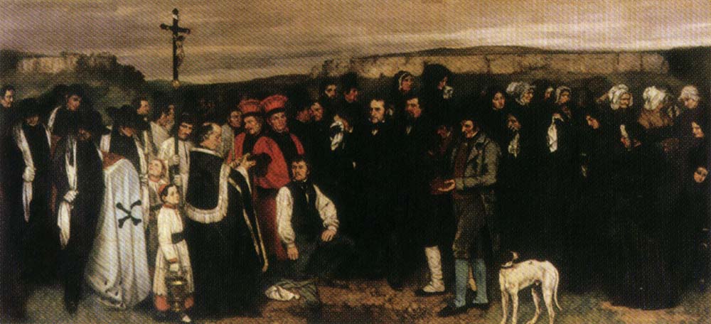 Gustave Courbet The Burial at Ornans